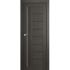 Дверь Грей мелинга №17 X Триплекс черный 2000*800