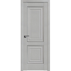 Дверь Пекан Белый 27 Х 2000*800 серебро