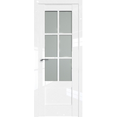 Дверь Белый люкс № 103 L стекло матовое 2000*800