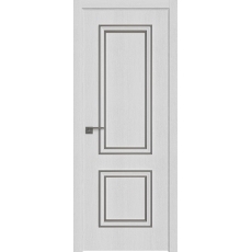 Дверь Монблан №52 ZN 2000*800 багет серебро глянец, кромка ABS c 4-х сторон в цвет