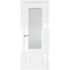 Дверь Белый люкс №2.103 L стекло матовое 2000*800