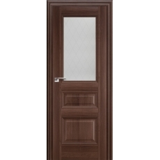 Дверь Орех Сиена №67 Х стекло ромб 2000*800