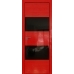 Дверь Pine Red glossy № 10 STK черный лак 2000*800 кромка с 4-х сторон Black Edition Eclipse