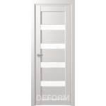 Дверное полотно DEFORM D16 ПО 35х800х2000 (Дуб Шале Снежный Белый лакобель)
