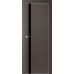 Дверь Грей кроскут №6 Z черный лак 2000*800 (190) кромка с 4-х сторон матовая Eclipse