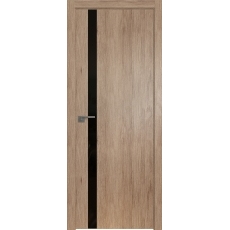 Дверь Дуб салинас светлый №6 ZN черный лак 2000*800 кромка ABS c 4-х сторон в цвет