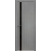 Дверь Грувд серый №6 ZN черный лак 2000*800 кромка ABS c 4-х сторон в цвет
