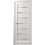 Дверное полотно DEFORM D4 ПО 35*800*2000(Дуб Шале Снежный)