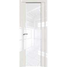 Дверь Магнолия люкс №8 L белый триплекс 2000*800