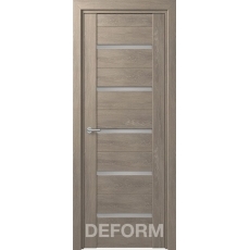 Дверное полотно DEFORM D11 ПО 35*800*2000 (Дуб шале Седой)