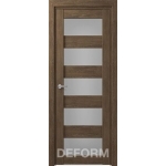 Дверное полотно DEFORM D12 ПО 35*800*2000 ( Дуб Шале Корица)