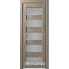 Дверное полотно DEFORM D12 ПО 35*800*2000 (Дуб Шале Седой)