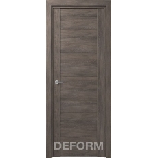 Дверное полотно DEFORM D10 ПГ 35*800*2000 (Дуб шале Графит)