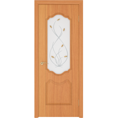 Дверное полотно Цветные классики ПВХ Орхидея ПО 35*800*2000 (Миланский орех)