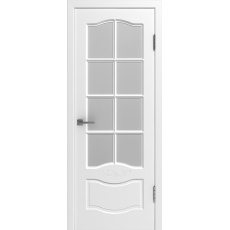 Дверное полотно 47ДО0№800х2000 стекло белый сатинат (Ю)
