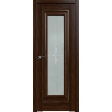 Дверь Орех Амари №24 Х 2000*800 стекло узор