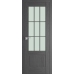 Дверь Пекан Темный 104 Х стекло матовое2000*800
