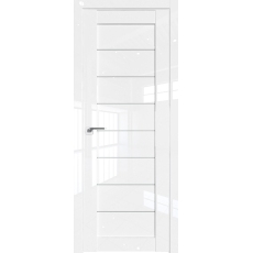 Дверь Белый люкс №71 L стекло матовое 2000*800