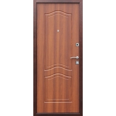 Дверь мет.Dominanta Рустикальный дуб (860мм) правая