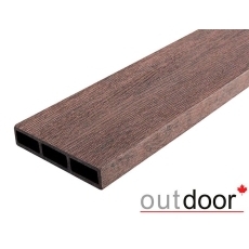 Доска ДПК Outdoor 115*22*3000 мм. STORM BROWN коричневая микс