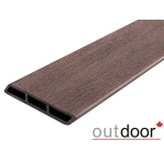 Доска Ромбус ДПК Outdoor 122*22*3000 мм. STORM BROWN коричневая микс