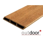 Доска Ромбус ДПК Outdoor 122*22*3000 мм. STORM дуб