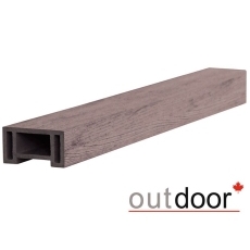 Перила ДПК Outdoor 90*45*3000 мм. STORM BROWN коричневые микс