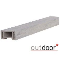 Перила ДПК Outdoor 90*45*3000 мм. STORM GREY серые микс