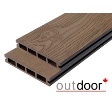 Террасная доска ДПК Outdoor 3D 150*25*4000 мм. OCEAN BROWN коричневая микс